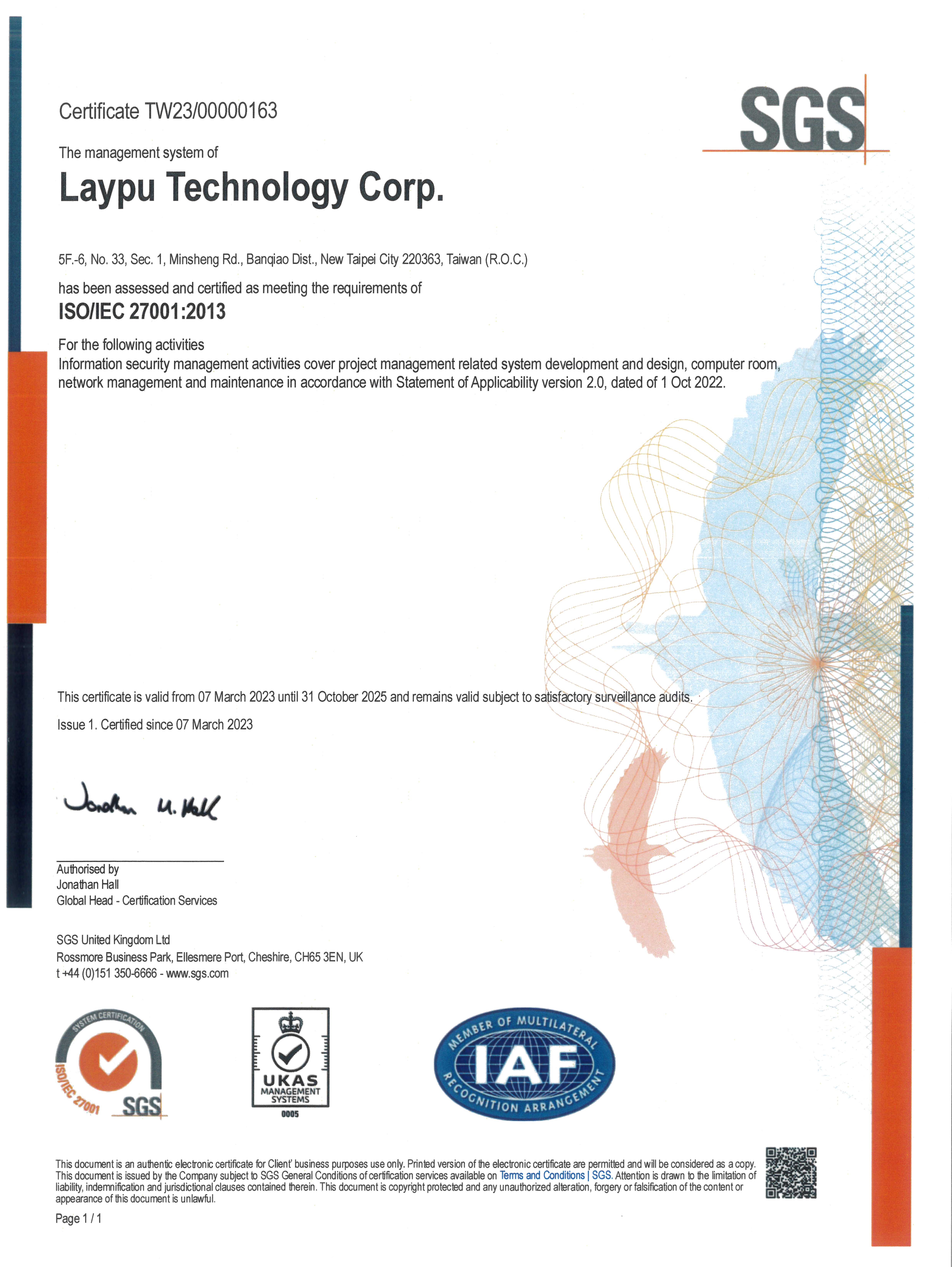 ISO27001:2013(RAF)